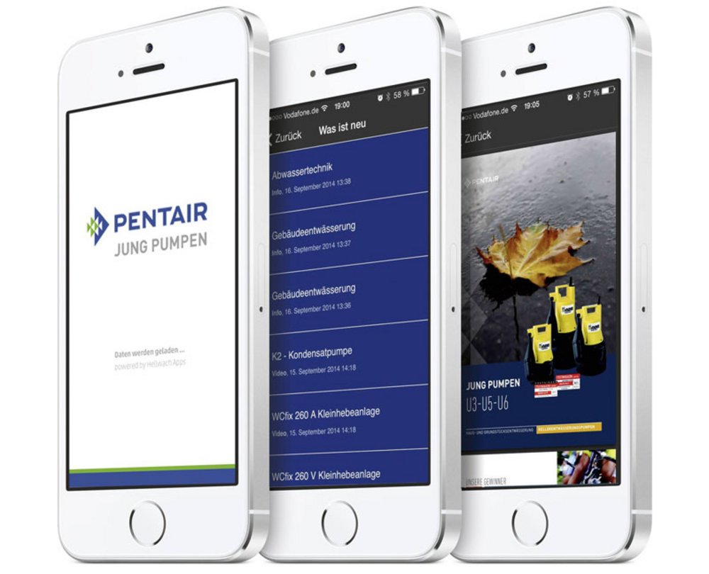 Jung Pumpens kostenlose Media App für den SHK-Handwerker