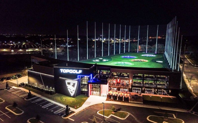 Topgolf Oberhausen Außenansicht