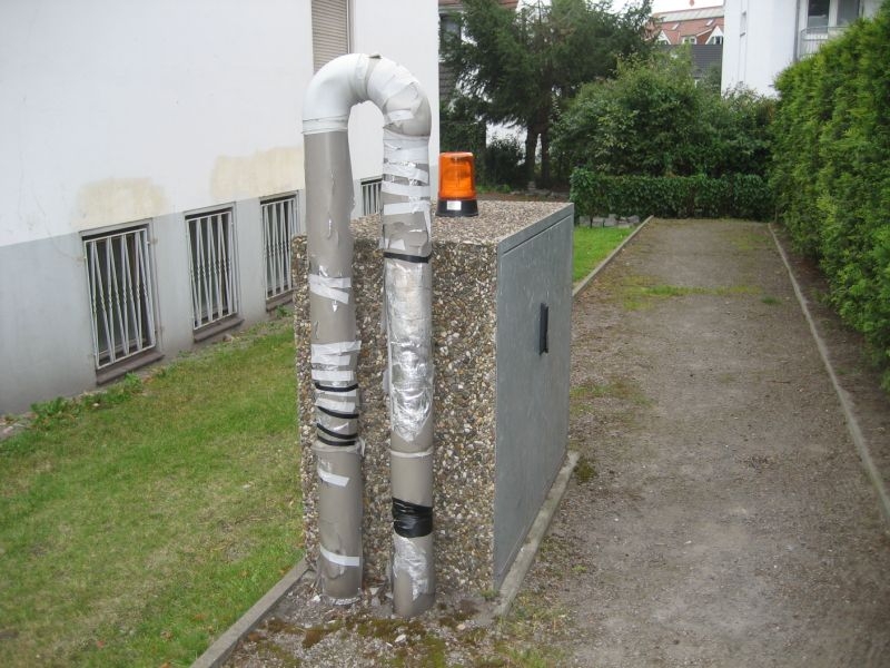 Rückstauschleife Modell 