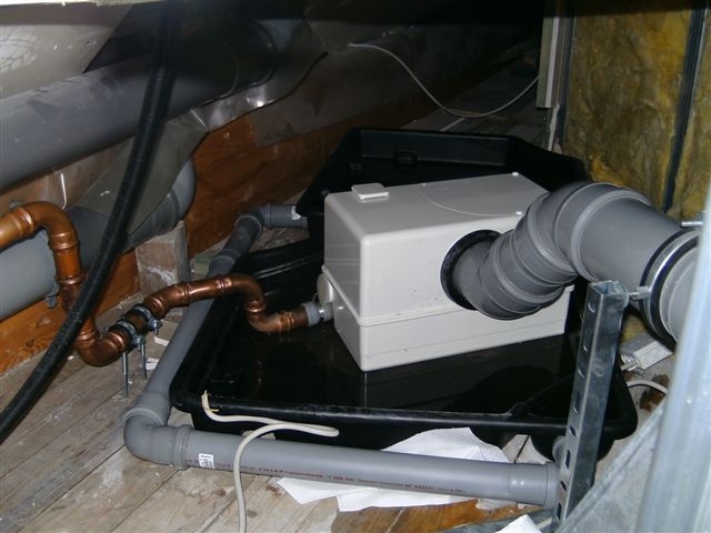 WC-Fix nicht immer im Keller auch mal Dachgeschoss