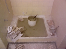 Duschtasse eines Maurer`s