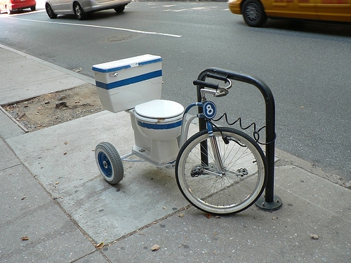 Zum Welttoilettentag: Mit dem Klo zur Arbeit