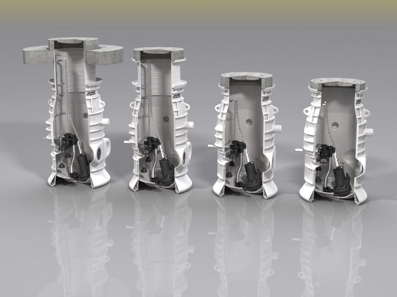 Die neue Druckentwässerungs-Pumpstation PKSB 800-32